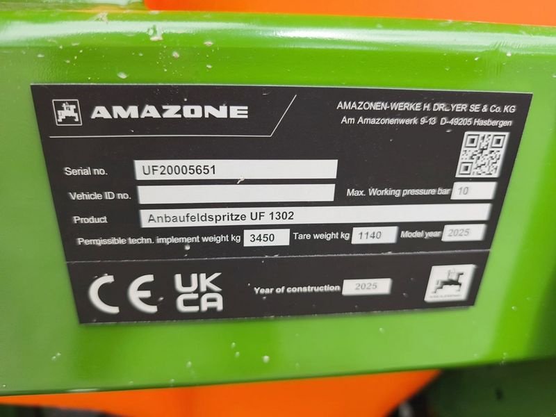 Feldspritze des Typs Amazone UF 1302 Feldspritze (ISOBUS), Neumaschine in St. Marienkirchen (Bild 10)