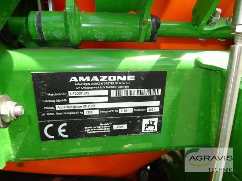 Feldspritze of the type Amazone UF 2002, Gebrauchtmaschine in Uelzen (Picture 8)
