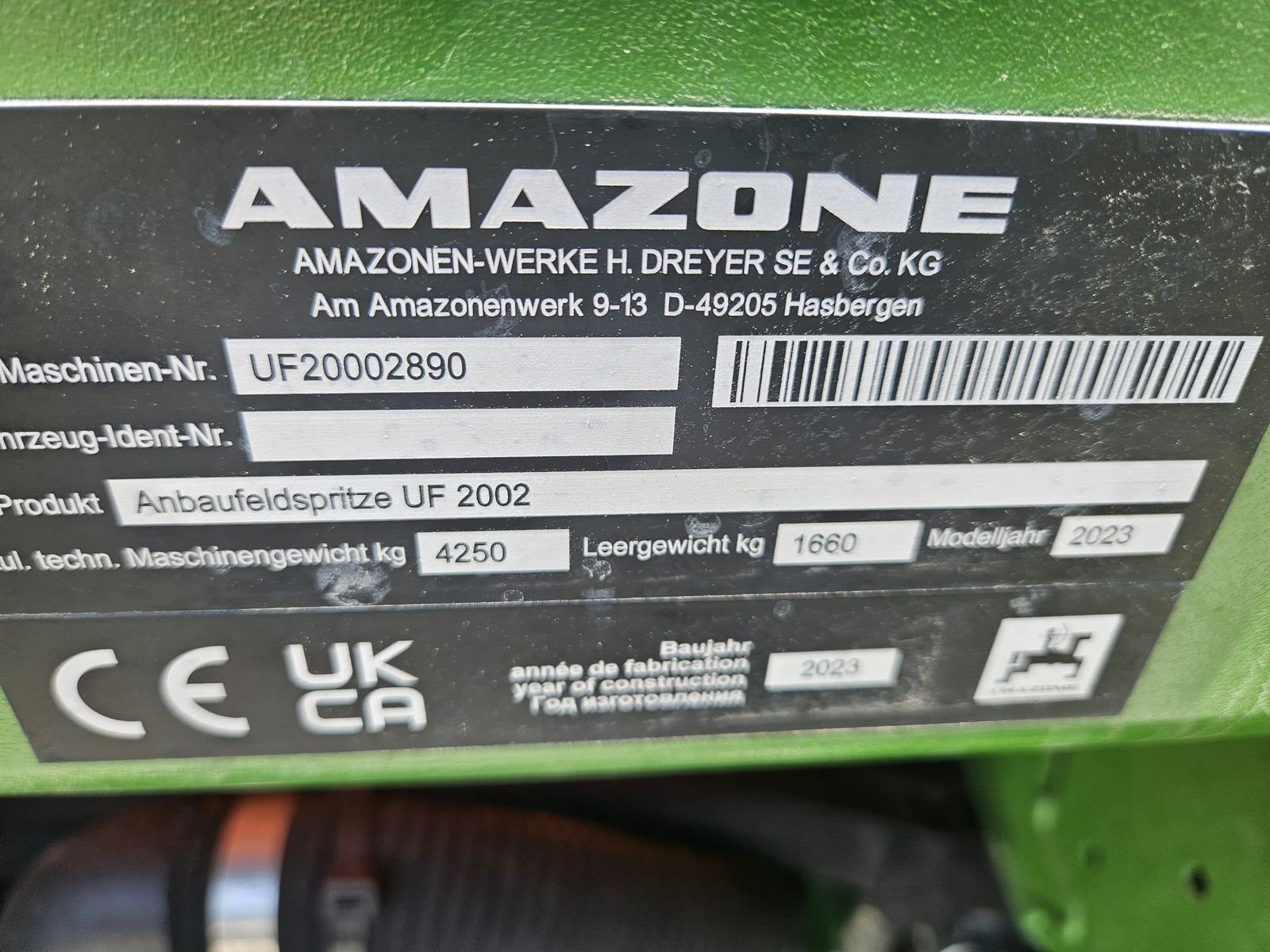 Feldspritze типа Amazone UF 2002, Gebrauchtmaschine в Siget in der Wart (Фотография 4)