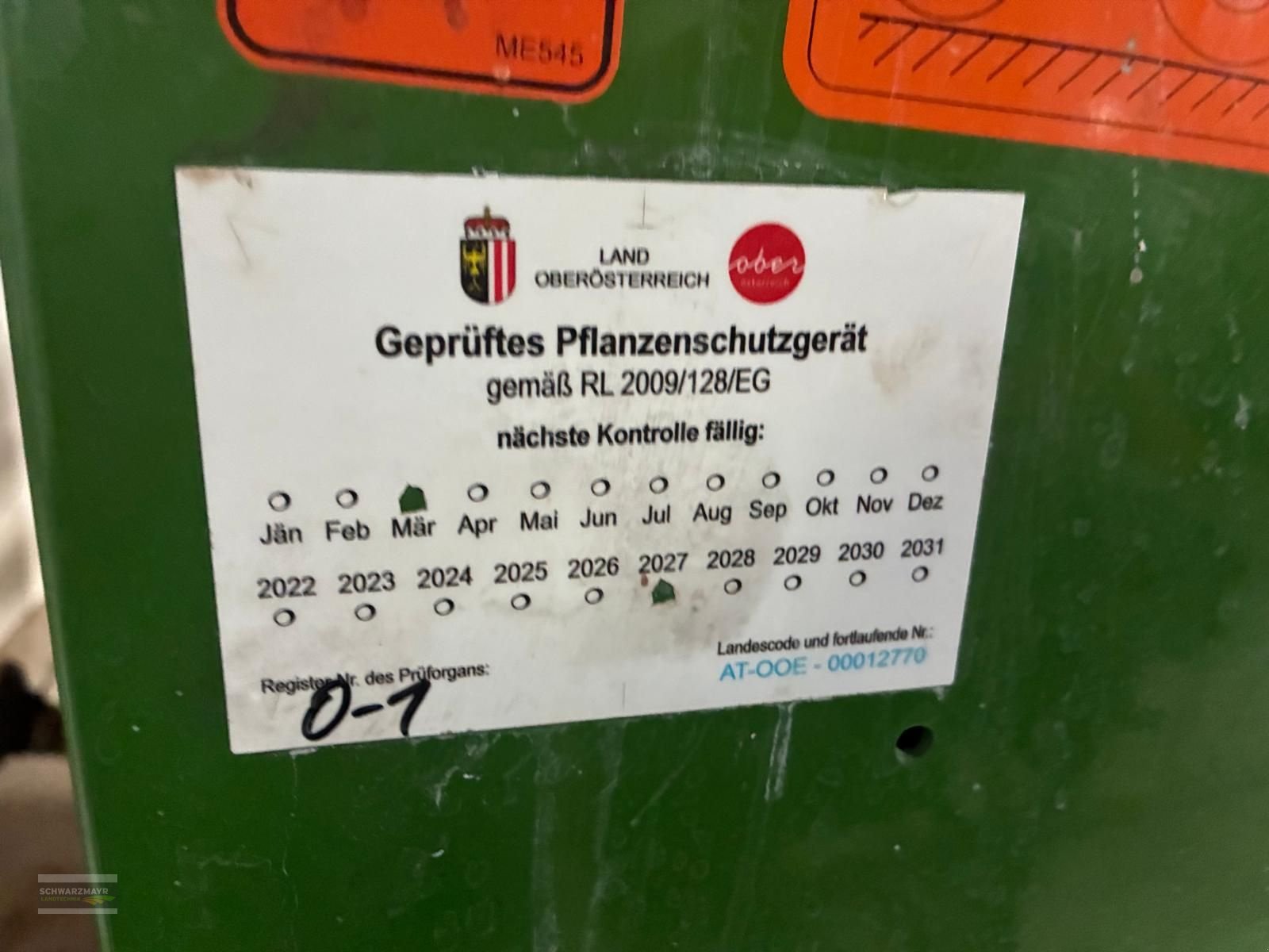 Feldspritze a típus Amazone UF 901 mit 15m Spritzgestänge, Gebrauchtmaschine ekkor: Aurolzmünster (Kép 15)