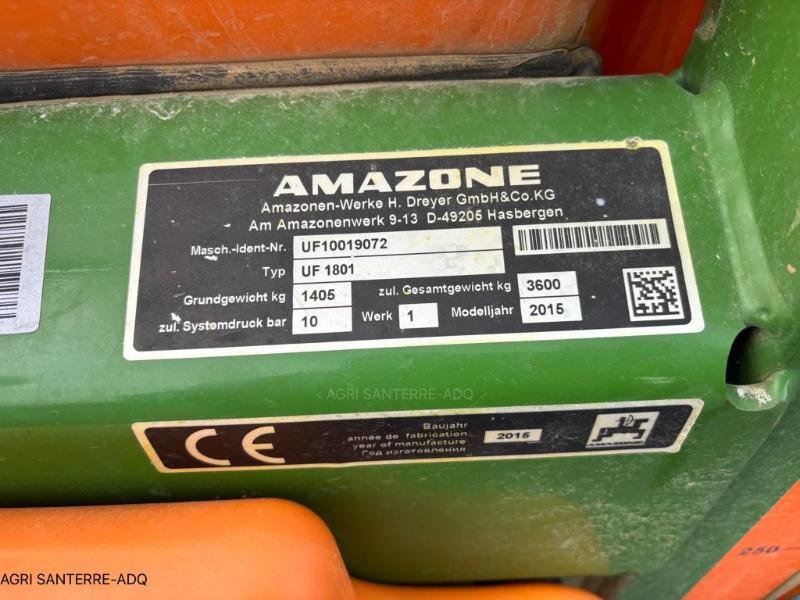 Feldspritze του τύπου Amazone UF TWIN 2801, Gebrauchtmaschine σε ROYE (Φωτογραφία 3)