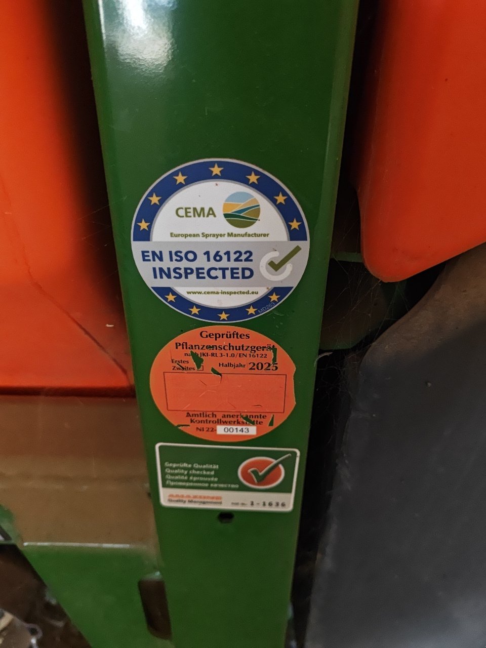 Feldspritze del tipo Amazone UF1602, Gebrauchtmaschine In MORLHON LE HAUT (Immagine 11)