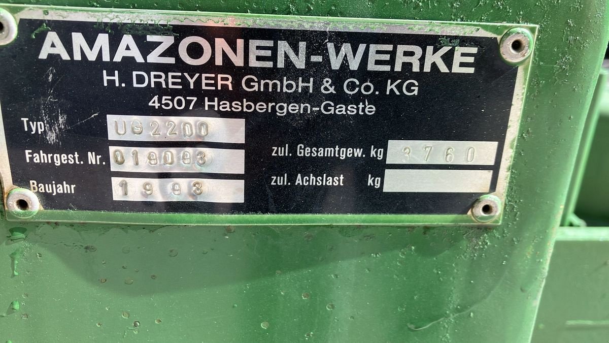 Feldspritze tip Amazone UG 2200, Gebrauchtmaschine in Eferding (Poză 9)