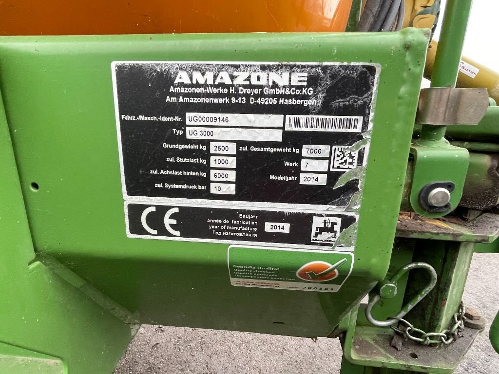 Feldspritze typu Amazone UG3000 Super, Gebrauchtmaschine v Noerdange (Obrázek 3)