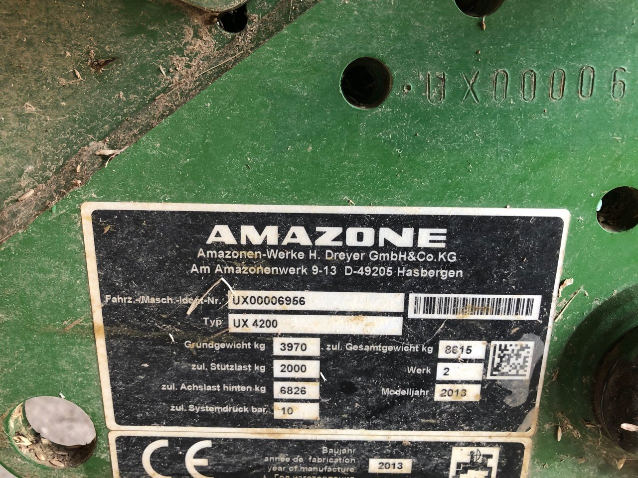 Feldspritze des Typs Amazone Ux 4200 SUPER, Gebrauchtmaschine in Chauvoncourt (Bild 7)