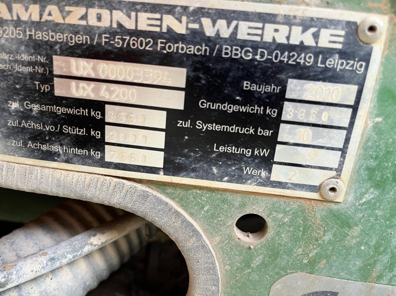Feldspritze typu Amazone UX 4200 Super, Gebrauchtmaschine v Roches-sur-Marne (Obrázok 7)