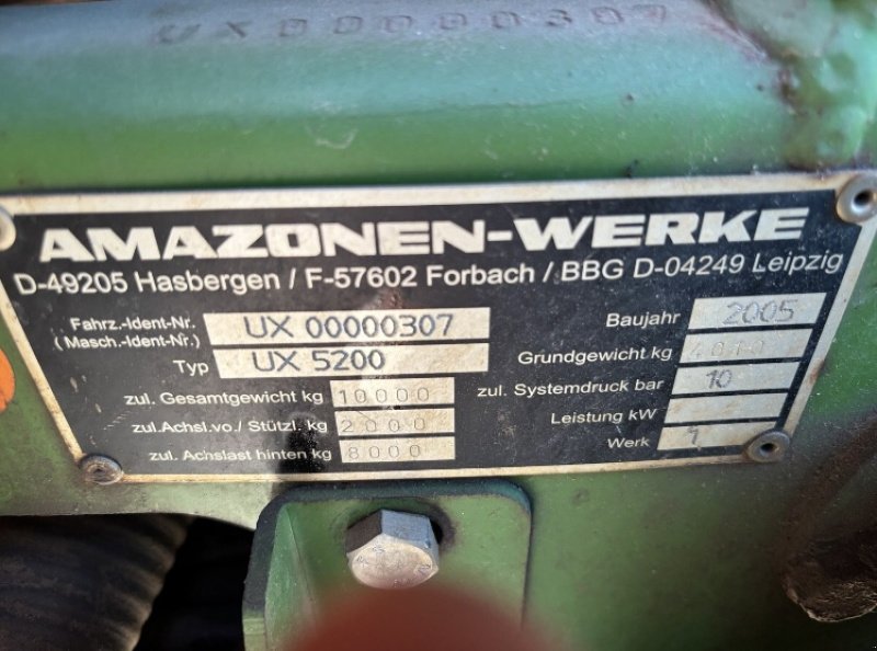 Feldspritze типа Amazone UX 5200, Gebrauchtmaschine в Neukirchen-Vluyn (Фотография 3)