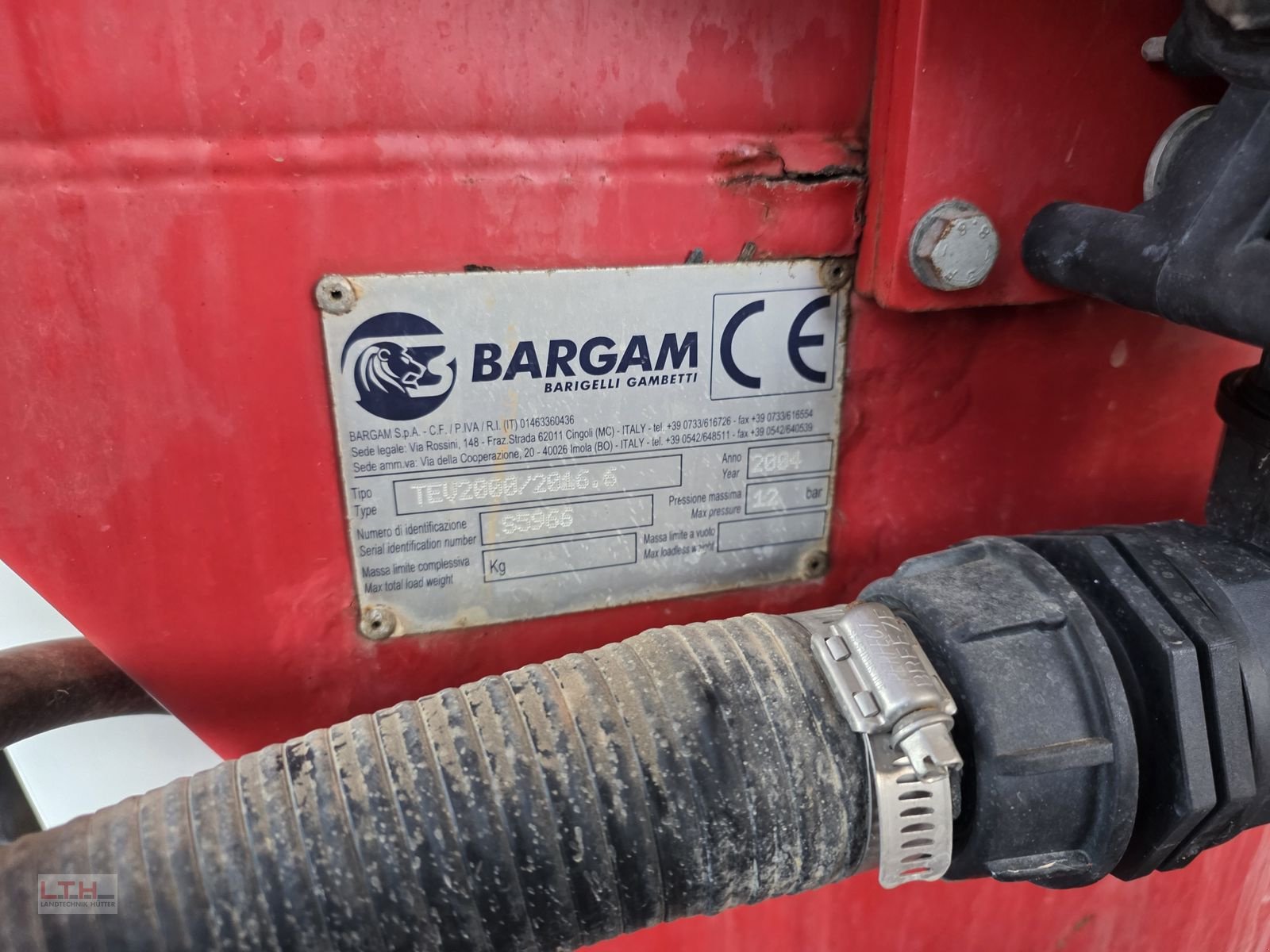 Feldspritze типа Bargam TEV 2000/2016.6, Gebrauchtmaschine в Gnas (Фотография 13)