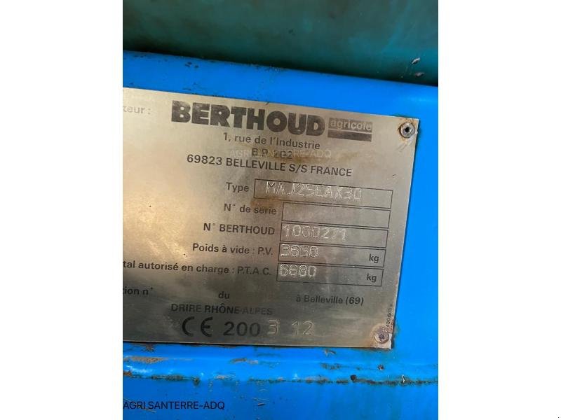 Feldspritze vrste Berthoud MAJOR, Gebrauchtmaschine v ROYE (Slika 2)