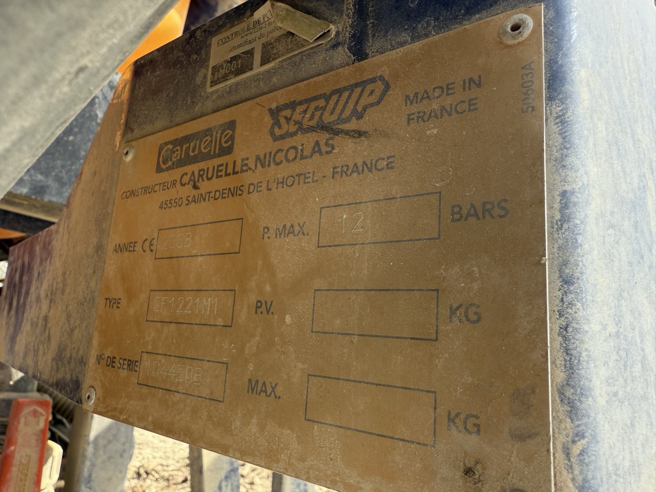 Feldspritze van het type Caruelle OLYMPIA 120S, Gebrauchtmaschine in Marolles (Foto 5)