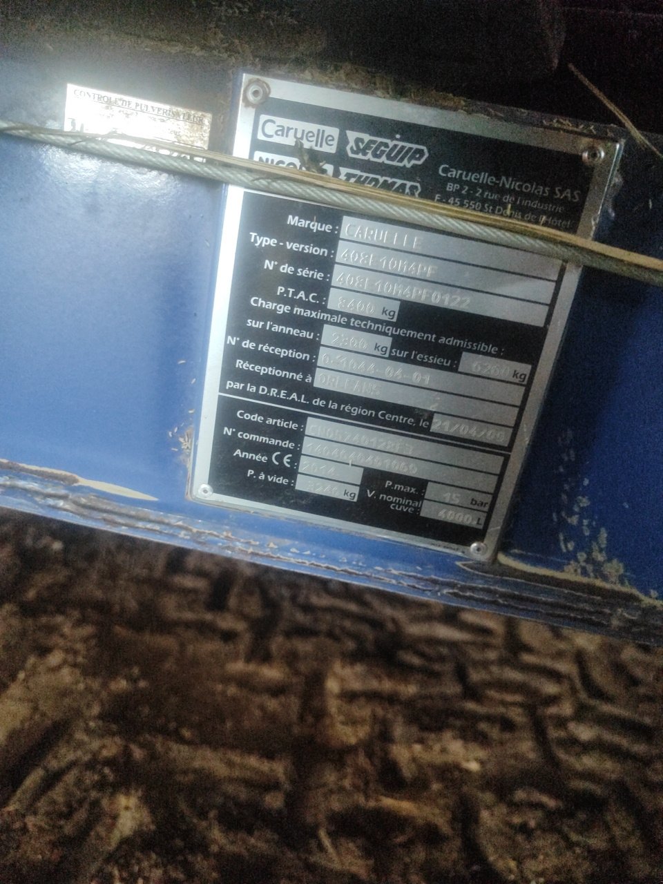 Feldspritze des Typs Caruelle Olympia 400S, Gebrauchtmaschine in Eton (Bild 5)