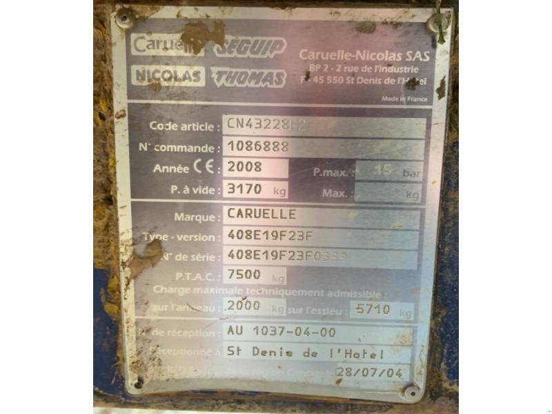 Feldspritze typu Caruelle OLYMPIA, Gebrauchtmaschine v ROYE (Obrázek 11)