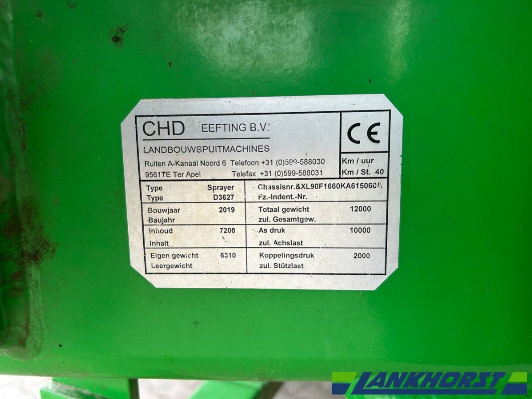 Feldspritze типа CHD F 7039, Gebrauchtmaschine в Emsbüren (Фотография 27)