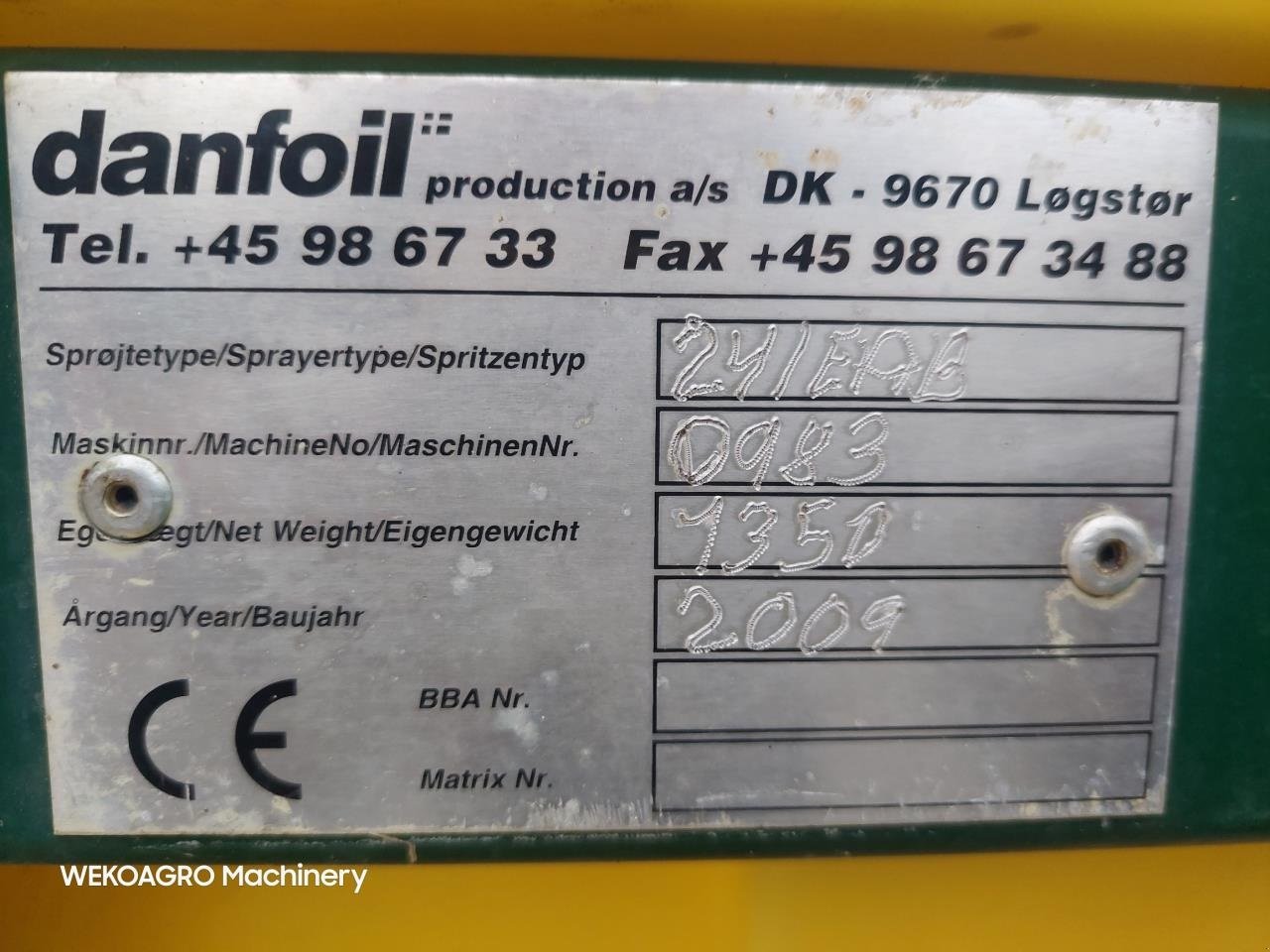 Feldspritze tip Danfoil AirBoss 24 mm, Gebrauchtmaschine in Hammel (Poză 16)