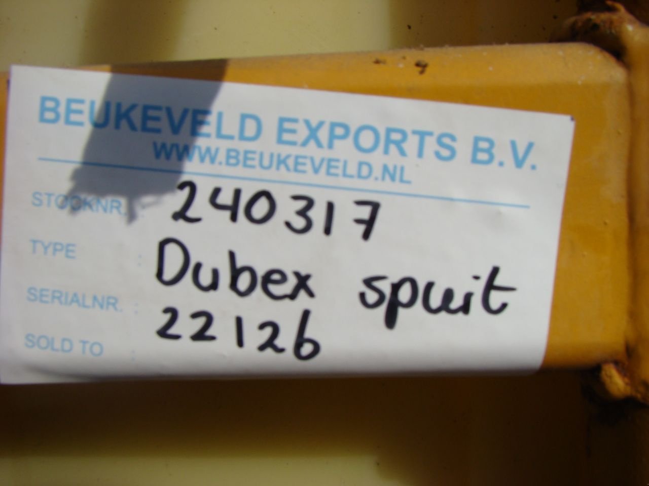 Feldspritze типа Dubex M2, Gebrauchtmaschine в Wieringerwerf (Фотография 6)