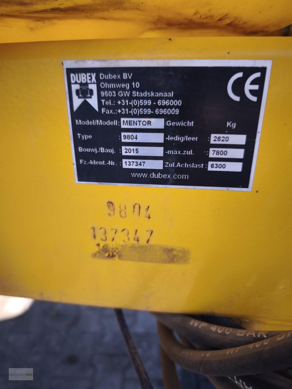 Feldspritze typu Dubex Mentor 4000, Gebrauchtmaschine v Jucken (Obrázek 18)