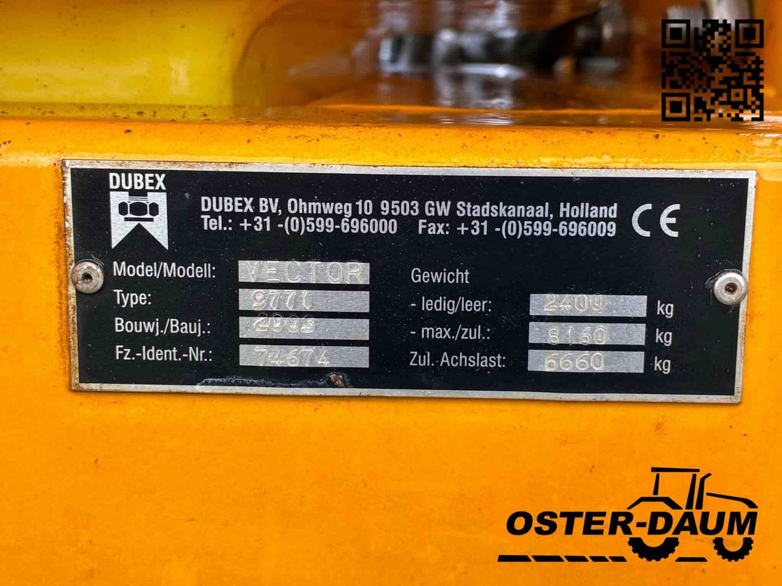Feldspritze of the type Dubex Vector 9771, Gebrauchtmaschine in Kaisersesch (Picture 14)