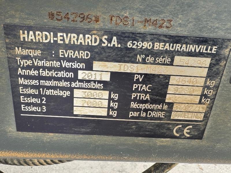 Feldspritze tip Evrard METEOR 4200, Gebrauchtmaschine in Richebourg (Poză 9)