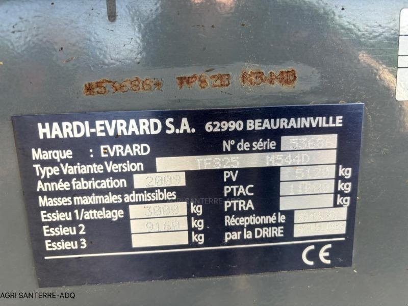 Feldspritze za tip Evrard METEOR, Gebrauchtmaschine u ROYE (Slika 11)