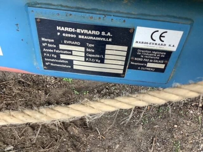 Feldspritze del tipo Evrard METEOR2500, Gebrauchtmaschine In les hayons (Immagine 7)