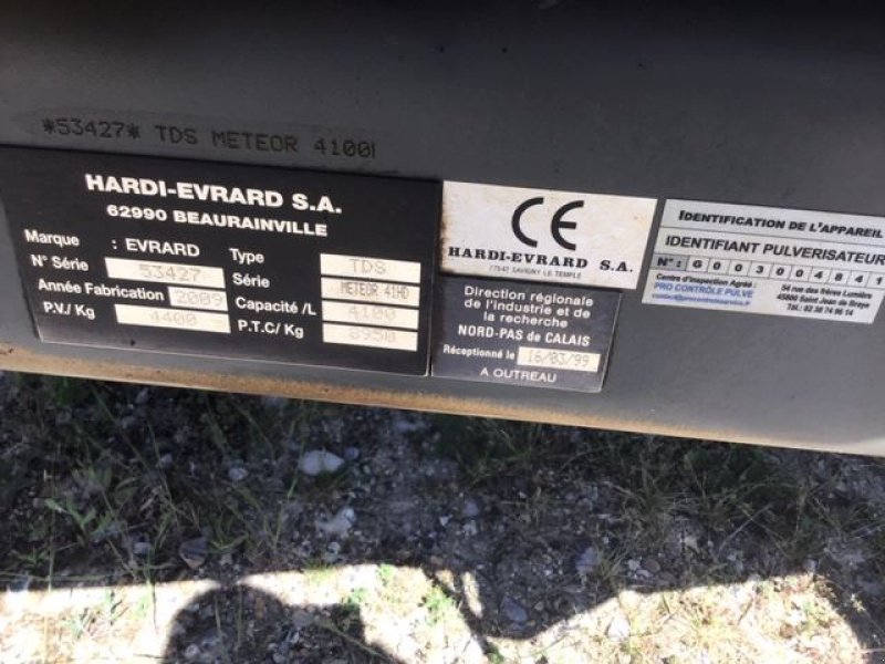 Feldspritze van het type Evrard METEOR4100L, Gebrauchtmaschine in les hayons (Foto 5)