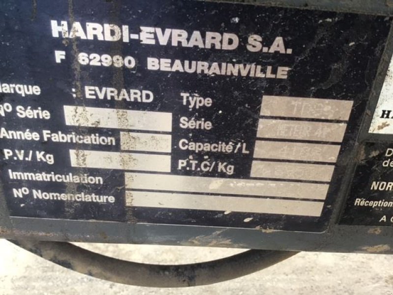 Feldspritze tip Evrard METEOR4100L, Gebrauchtmaschine in les hayons (Poză 5)