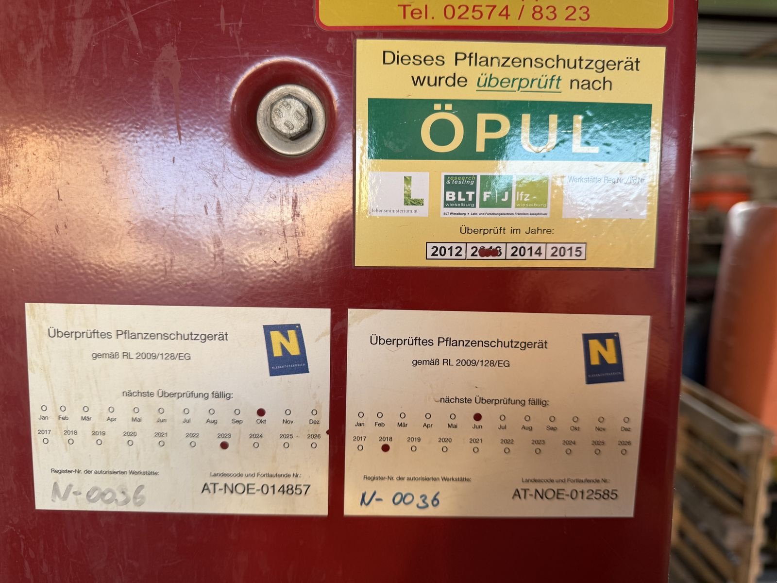 Feldspritze des Typs Hardi Master 1200 VHZ 15m, Gebrauchtmaschine in Hohenruppersdorf (Bild 2)