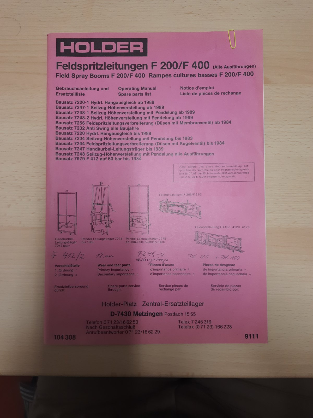 Feldspritze tipa Holder Spritzgestänge, Gebrauchtmaschine u Hebertshausen (Slika 3)
