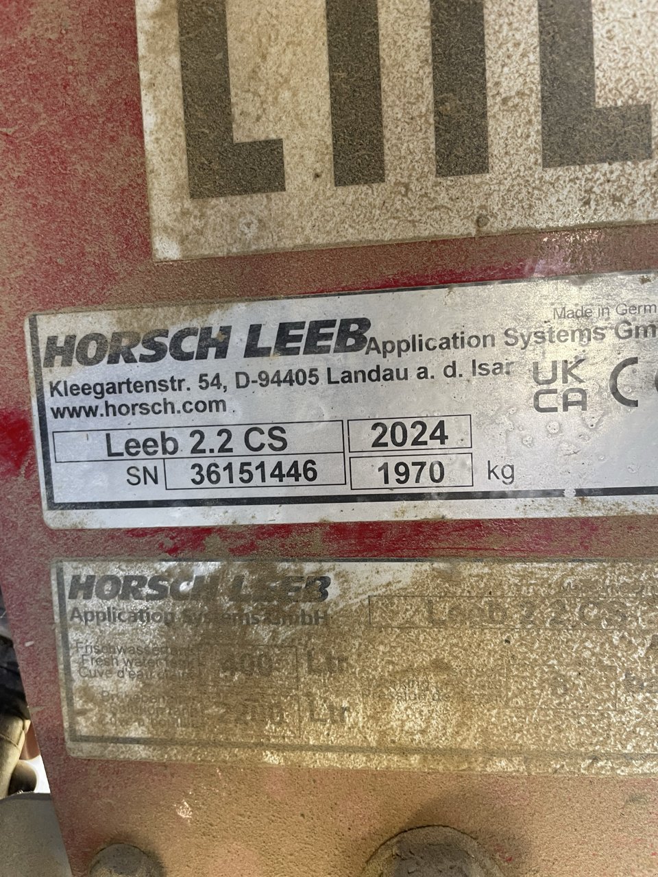 Feldspritze του τύπου Horsch Leeb 2.2, Gebrauchtmaschine σε VERT TOULON (Φωτογραφία 3)