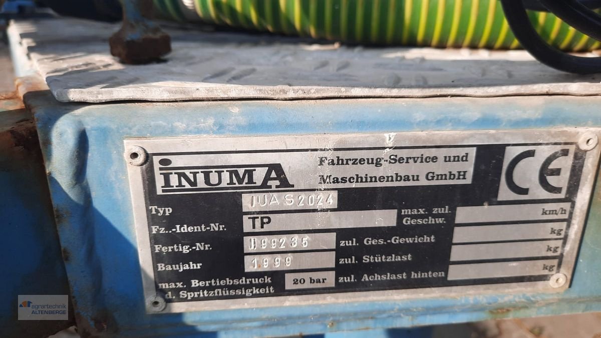 Feldspritze typu Inuma Aufbauspritze Unimog IUAS 2024, Gebrauchtmaschine v Altenberge (Obrázek 11)