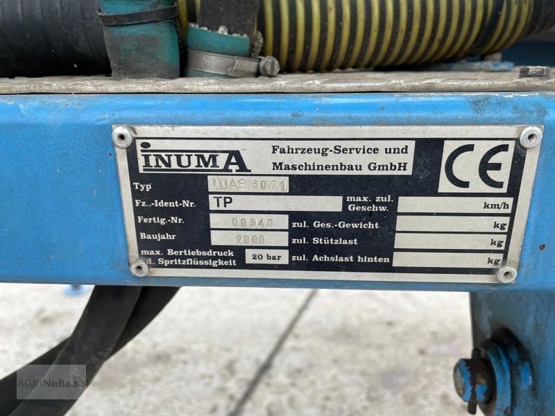 Feldspritze del tipo Inuma IUAS 3021 Aufbau für Unimog, Gebrauchtmaschine In Prenzlau (Immagine 14)