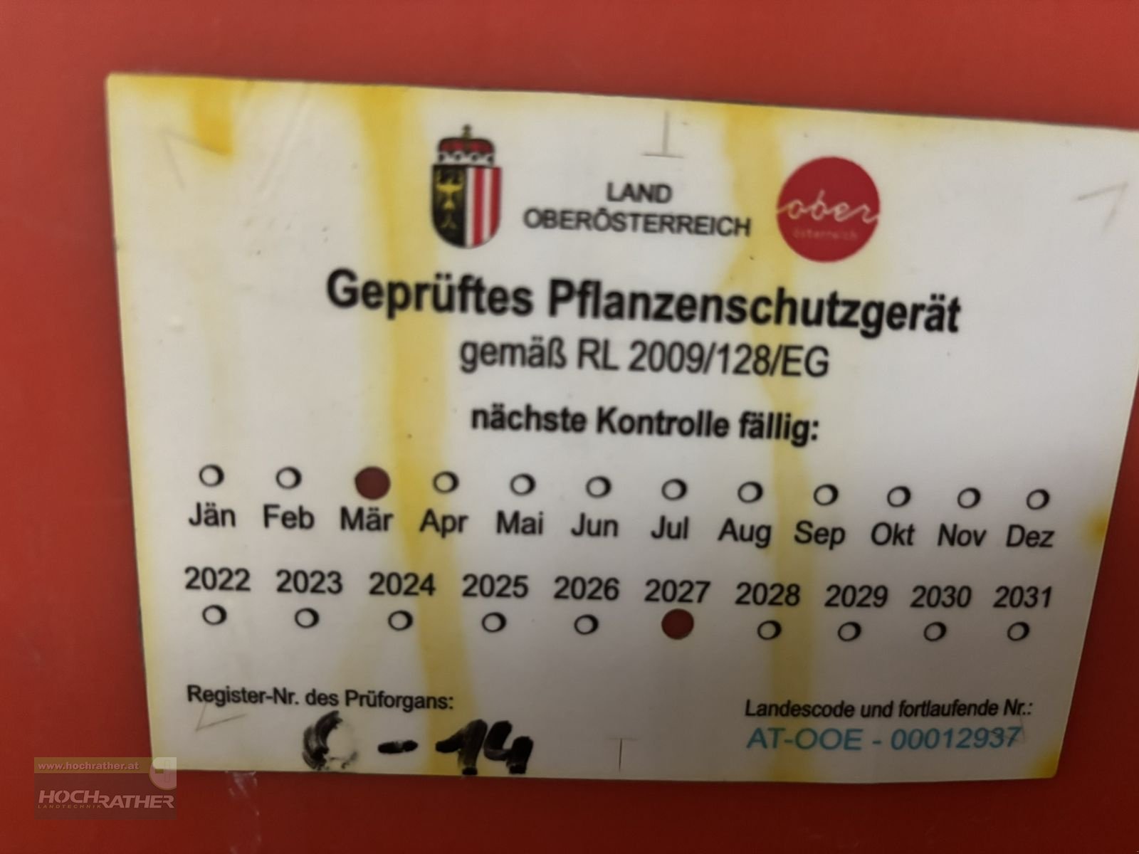 Feldspritze del tipo Jessernigg 800, Gebrauchtmaschine en Kronstorf (Imagen 4)