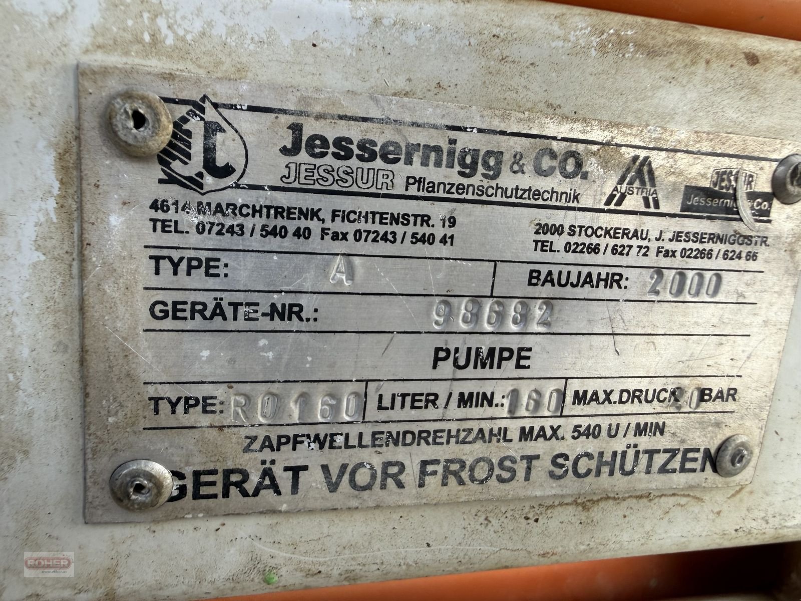 Feldspritze van het type Jessernigg Feldspritze, Gebrauchtmaschine in Wieselburg Land (Foto 13)