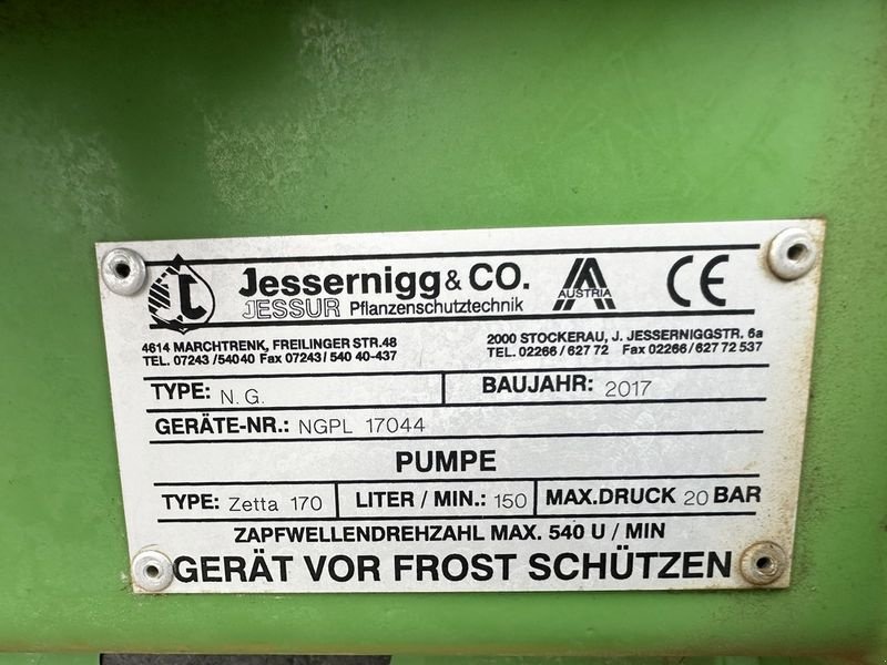 Feldspritze от тип Jessernigg NG Feldspritze, Gebrauchtmaschine в St. Marienkirchen (Снимка 10)