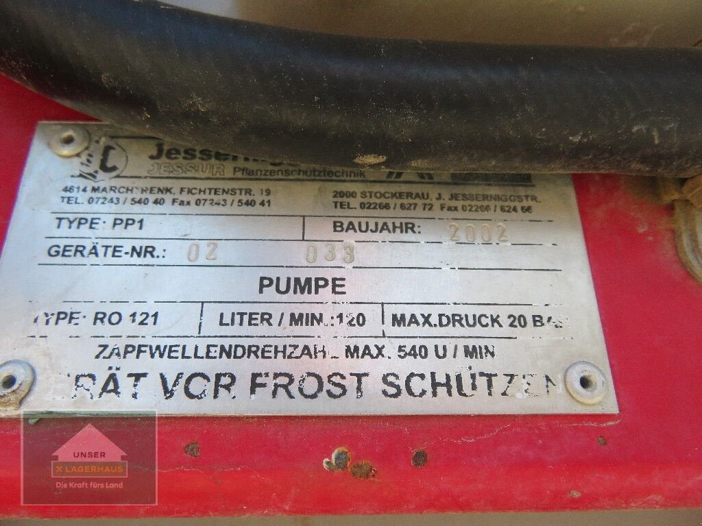 Feldspritze za tip Jessernigg PP1 800L, Gebrauchtmaschine u Hofkirchen (Slika 4)