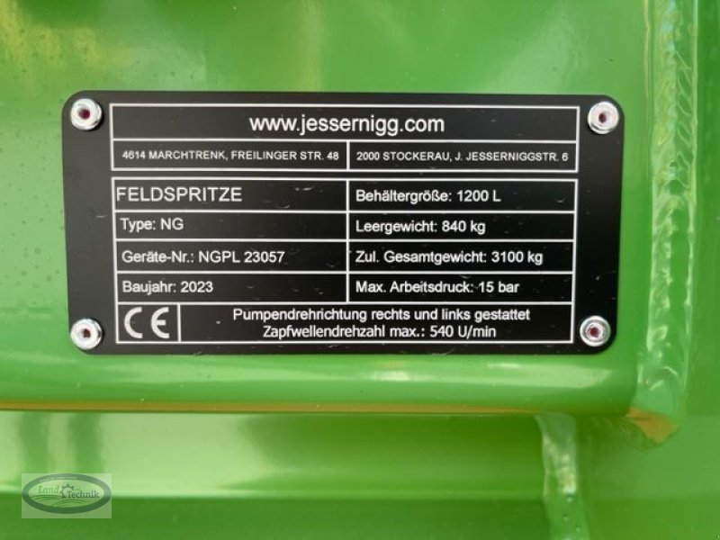 Feldspritze του τύπου Jessernigg S NG PL 1200, Neumaschine σε Münzkirchen (Φωτογραφία 11)