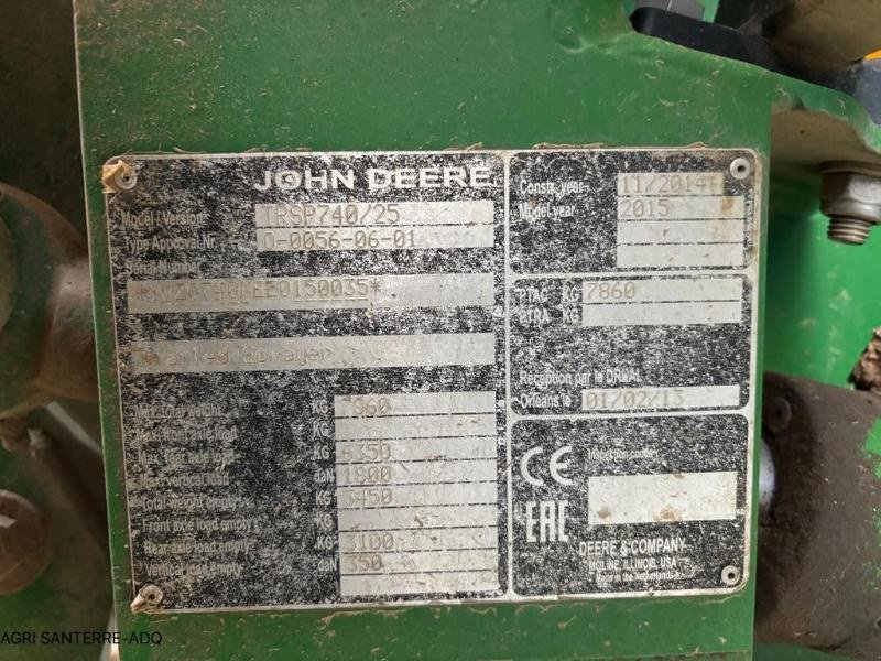 Feldspritze van het type John Deere 740 I, Gebrauchtmaschine in ROYE (Foto 9)