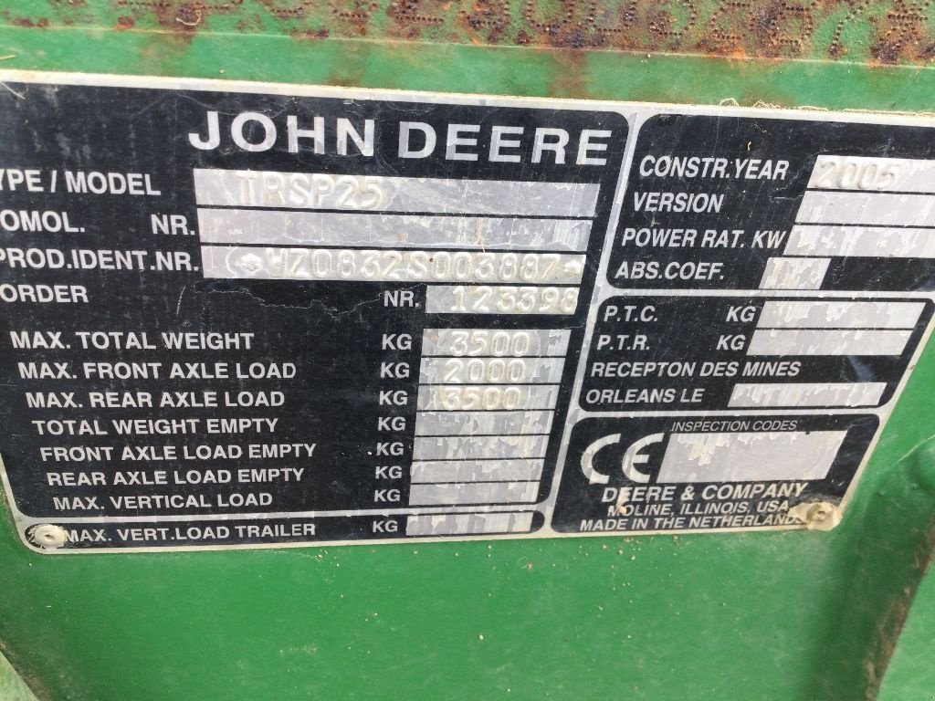 Feldspritze van het type John Deere 832 SE, Gebrauchtmaschine in LISIEUX (Foto 5)