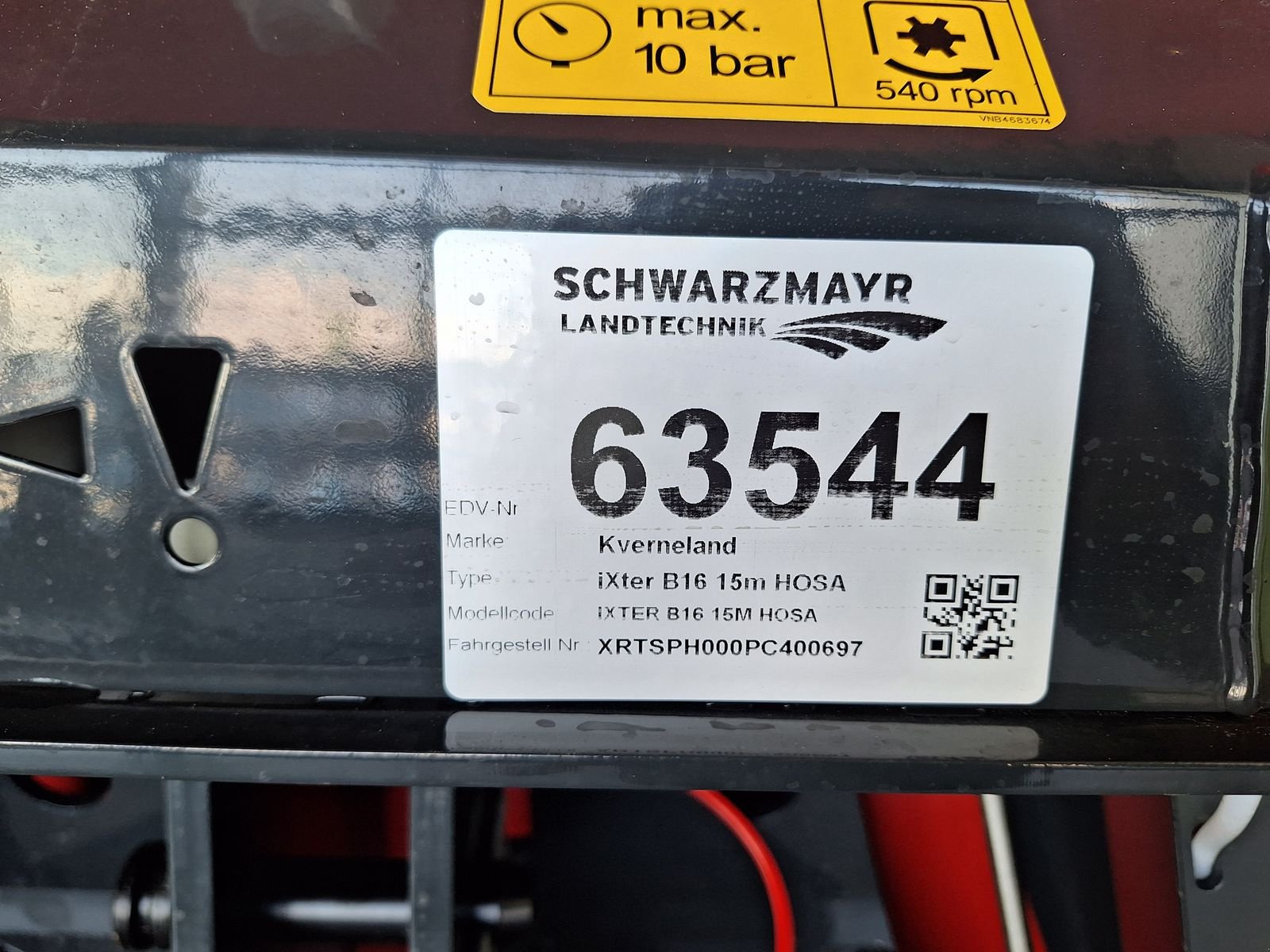 Feldspritze of the type Kverneland iXter B16 15m HOSA, Neumaschine in Schlitters (Picture 27)