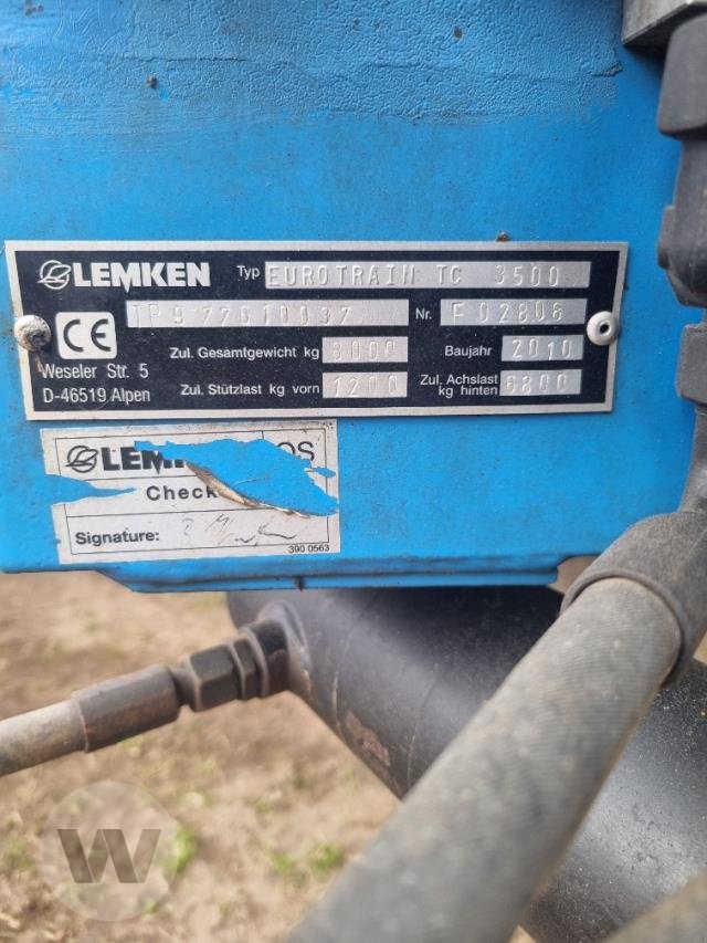 Feldspritze of the type Lemken EUROTRAIN 3500, Gebrauchtmaschine in Börm (Picture 5)