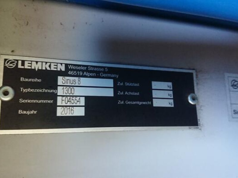 Feldspritze des Typs Lemken Sirius 8, Gebrauchtmaschine in Münster (Bild 1)