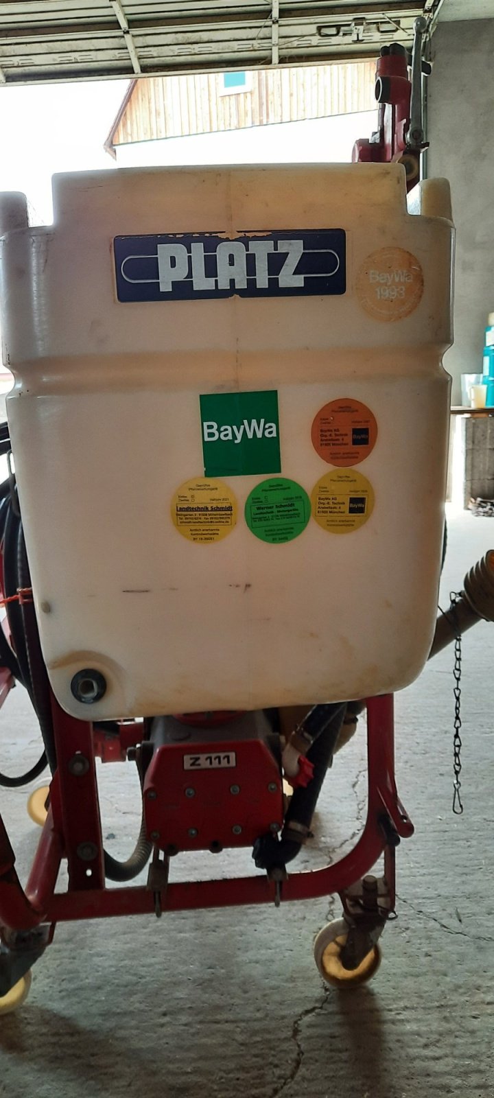 Feldspritze des Typs Platz 400l, Gebrauchtmaschine in Leutenbach (Bild 3)
