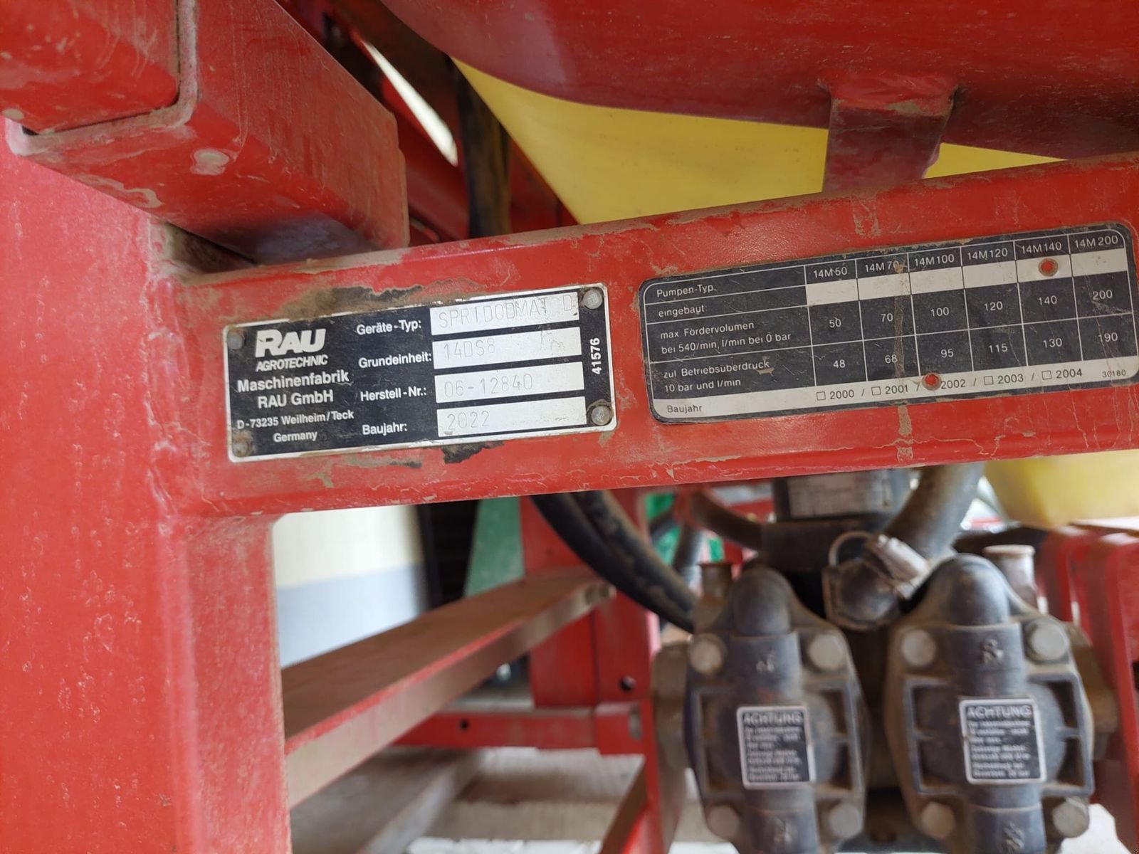 Feldspritze от тип Rau Spridomat D 2, Gebrauchtmaschine в Mistelbach (Снимка 6)