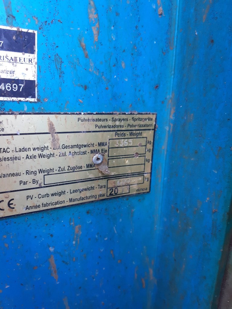 Feldspritze типа Sonstige ELYTE 1600 L. / 24 M., Gebrauchtmaschine в BRAS SUR MEUSE (Фотография 4)