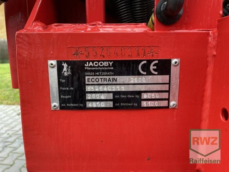 Feldspritze Türe ait Sonstige Jacoby Eurotrain 2600 AB 21 m, Gebrauchtmaschine içinde Diez (resim 9)