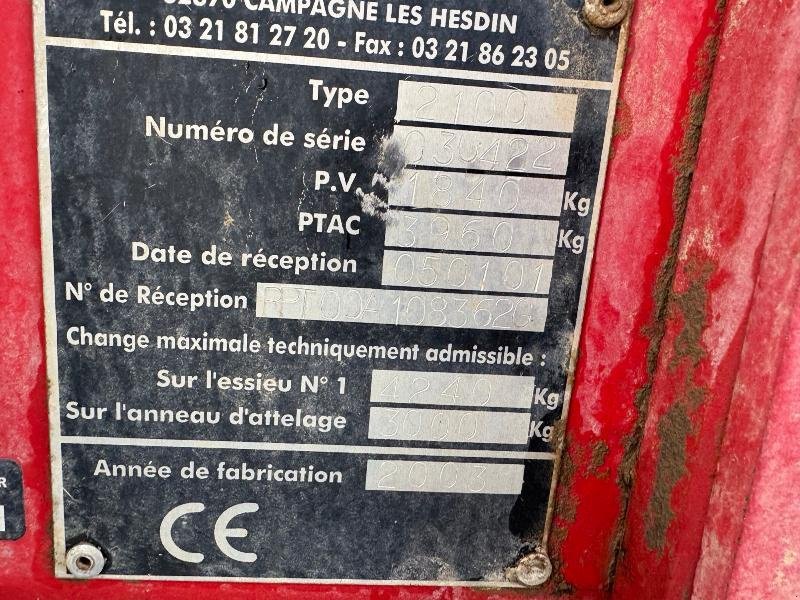 Feldspritze des Typs Sonstige RATIO, Gebrauchtmaschine in ESCAUDOEUVRES (Bild 10)