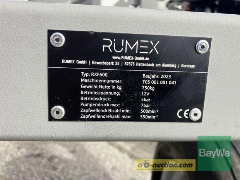 Feldspritze des Typs Sonstige RXF 600 RUMEX #999, Vorführmaschine in Schönau (Bild 7)