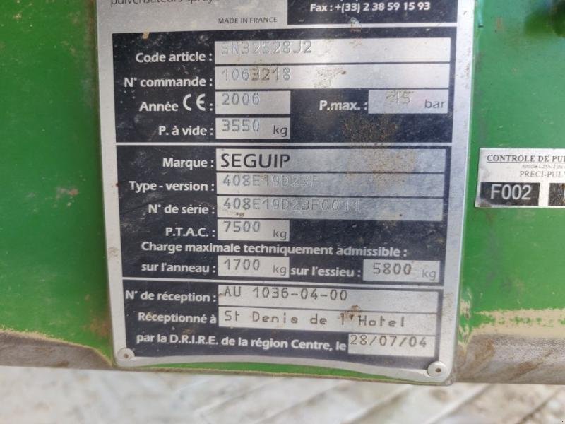 Feldspritze za tip Sonstige SVX250S, Gebrauchtmaschine u CHAUMONT (Slika 1)