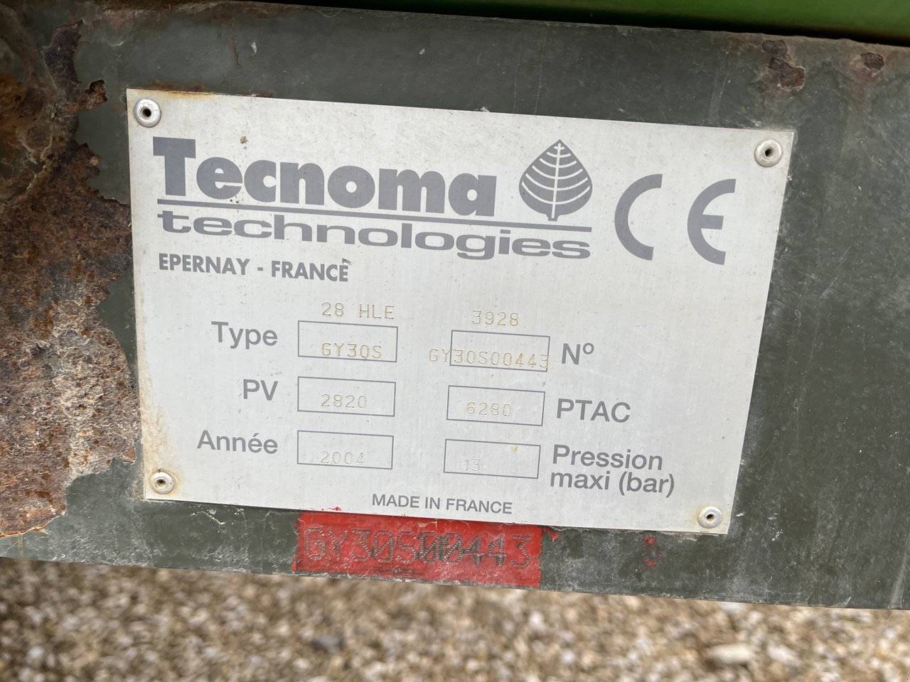 Feldspritze of the type Tecnoma Galaxy 3200, Gebrauchtmaschine in VERT TOULON (Picture 10)