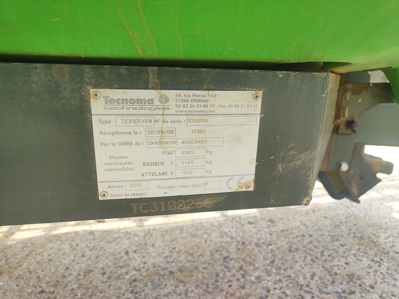 Feldspritze des Typs Tecnoma Tecnis 3100, Gebrauchtmaschine in Eton (Bild 5)